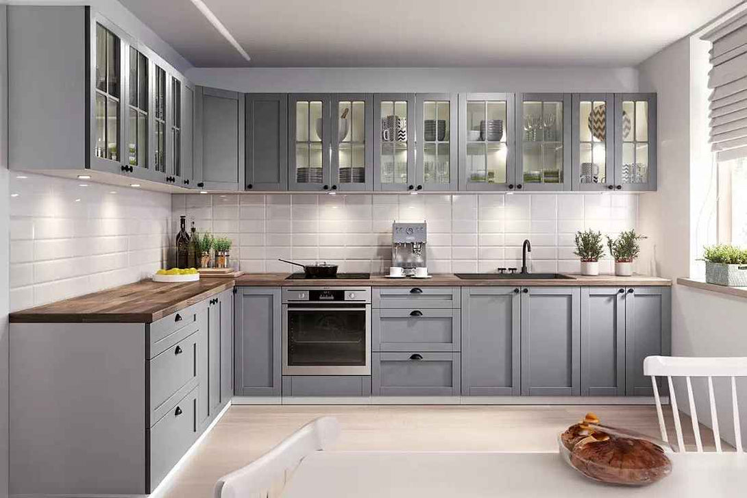 Winkelküche - Stilvolle Küchenecke für Ihr Zuhause, (Komplett Set), Premium - Modern - Exzellent. - Milaros Markt