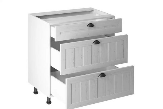 Unterschrank 80 cm - sosna andersen - Stilvolle Aufbewahrung für den unteren Bereich. - Milaros Markt