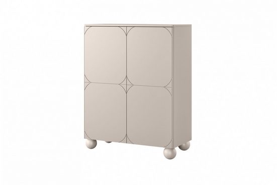Kommode 120 cm - SONATIA II - Ein stilvolles Möbelstück, das Ihre Persönlichkeit. - Milaros Markt