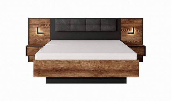 Schlafzimmer-Set - Königlicher Luxus macht Ihr Schlaferlebnis unvergesslich, (Komplett Set, 4-St., Premium - MILTON) - Milaros Markt