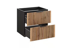 Badmöbel-Set BM170 -  Xilo X  - Wotan Oak / Gray Rock