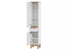 Badmöbel-Set BM196 - Bali White B -  Weiß
