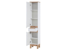 Badmöbel-Set BM17 - Bali White B -  Weiß