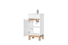 Waschbeckenschrank - Badschrank - Bali White - Modernes und stilvolles Design. - Milaros Markt