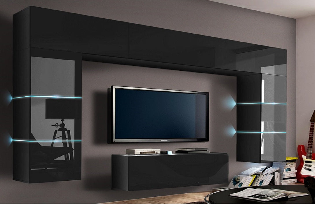 Wohnwand Future 70 - Luxus pur | Beste Materialien für stilvolle Wohnzimmer - Milaros Markt
