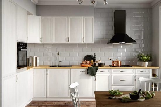 Winkelküche - Raumsparendes Küchendesign für Ecken, (Komplett Set), Premium - Modern - Exzellent. - Milaros Markt