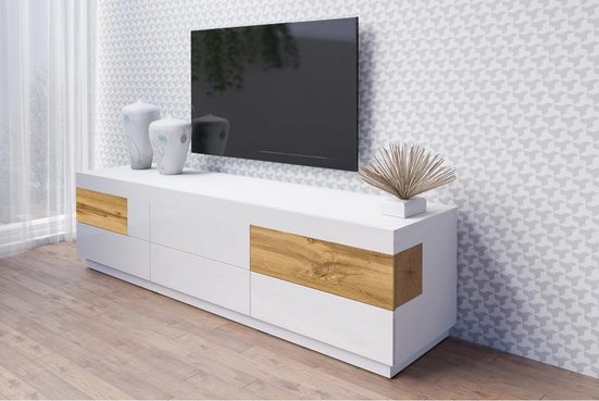 TV-Schrank - Silke - Genießen Sie das moderne Design und die vielfältigen Funktionen. - Milaros Markt
