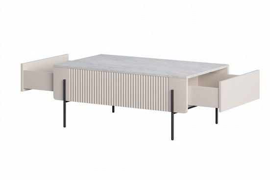 Couchtisch 100 cm  - MALMI - Praktisch und elegant für Ihr Zuhaus. - Milaros Markt
