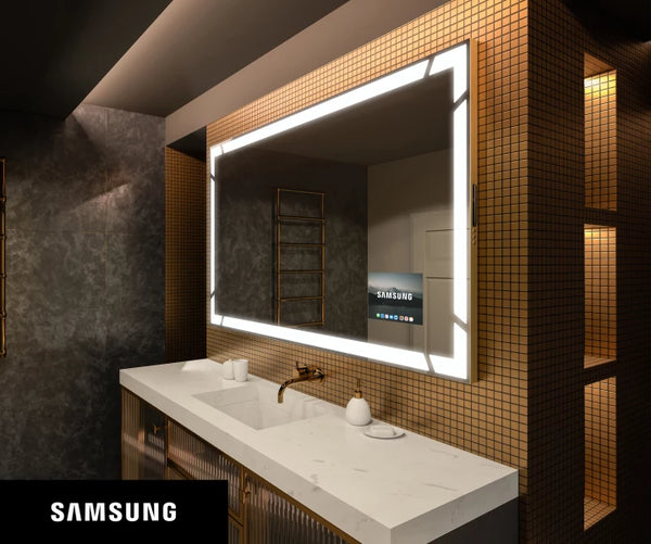 Smart Spiegel LED Badspiegel L126 Samsung.