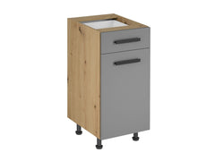 Unterschrank D40S1 - Langen - Grau / Matt