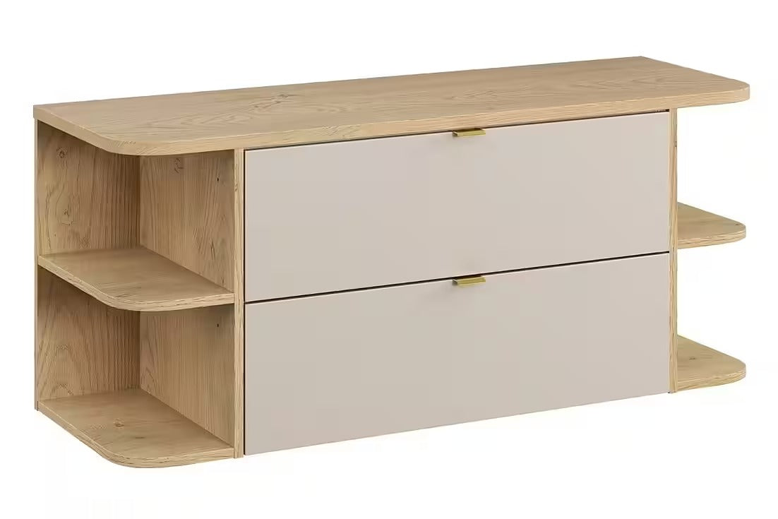 Waschbeckenunterschrank BM355 120 cm - Dalia Cashmere D - Kaschmir Matt