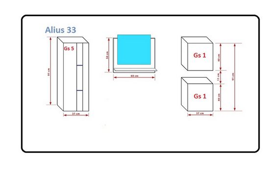 Badmöbel-Set - ALIUSS - tilvolle Badezimmerausstattung für Ihr Zuhause. - Milaros Markt