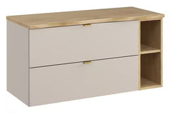 Waschbeckenunterschrank BM359 100 cm  - Dalia Cashmere D - Kaschmir Matt