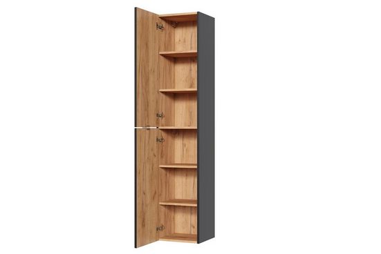 Badezimmer Hochschrank - Capri Cosmos - Stilvolle und platzsparende Aufbewahrung. - Milaros Markt