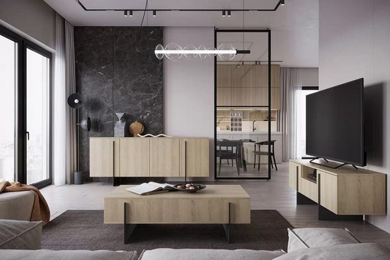 Kommode - Larena - Schnörkellose Eleganz in kompaktem Design. - Milaros Markt