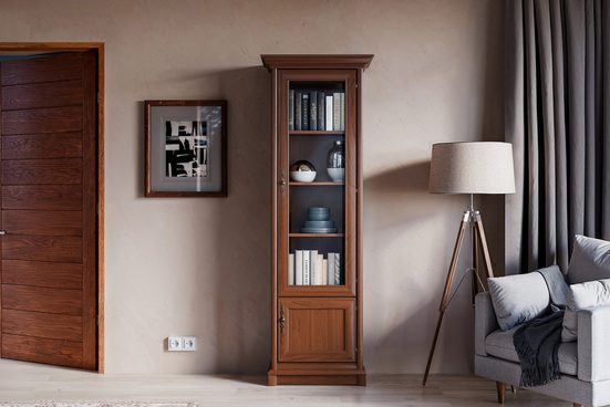 Vitrine 70 cm - Sonata - Erweitert Ihren Blick und präsentiert Ihre Sammlung stilvoll. - Milaros Markt