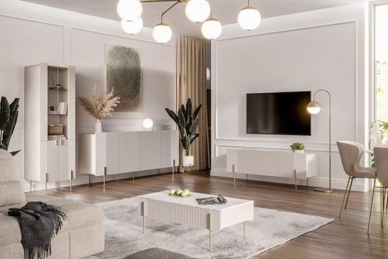 Couchtisch 100 cm  - MALMI - Praktisch und elegant für Ihr Zuhaus. - Milaros Markt