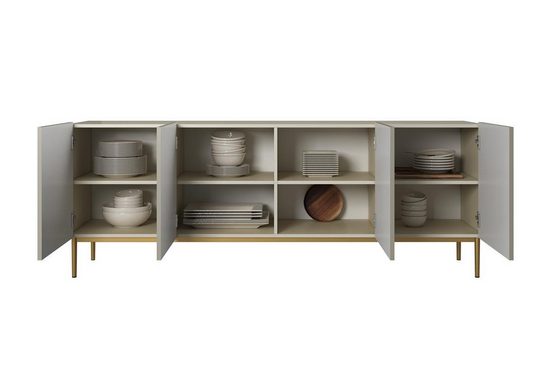 Wohnzimmer-Set - NICOLE - EErneuern Sie Ihr Wohnzimmer mit einer umfassenden Möbelkollektion. - Milaros Markt