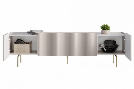 TV-Schrank 150 cm, 200 cm - MALMI - Praktisch und elegant für Ihr Zuhause. - Milaros Markt