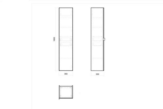 Badezimmer Hängeschrank - Santa Fe Oak - Durchdachtes Design für effektiven Stauraum. - Milaros Markt