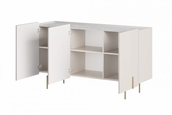 Kommode 200 cm, 150 cm - MALMI -  Ein Hauch von Eleganz für jeden Raum. - Milaros Markt