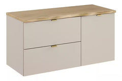 Waschbeckenunterschrank BM356 100 cm - Dalia Cashmere D - Kaschmir Matt