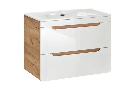 Badmöbel-Set - Aruba - Onderscheidend design geschikt voor iedere badkamer. - Milaros Markt