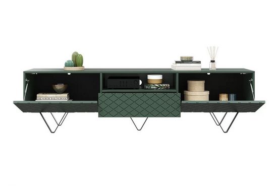 TV-Schrank - SCALIA - Modernes Design, das zu allen Dekoren passt. - Milaros Markt