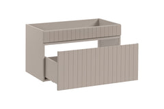 Badmöbel-Set BM130 - Iconic Cashmere I -  Kaschmir Matt / Coast Evoke Eiche