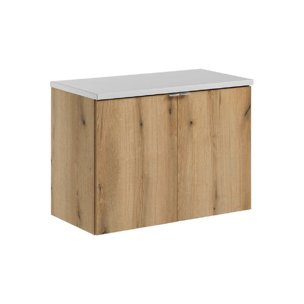 Badmöbel-Set BM238 - Nova Oak N - Coast Evoke Oak / Weiß Matt