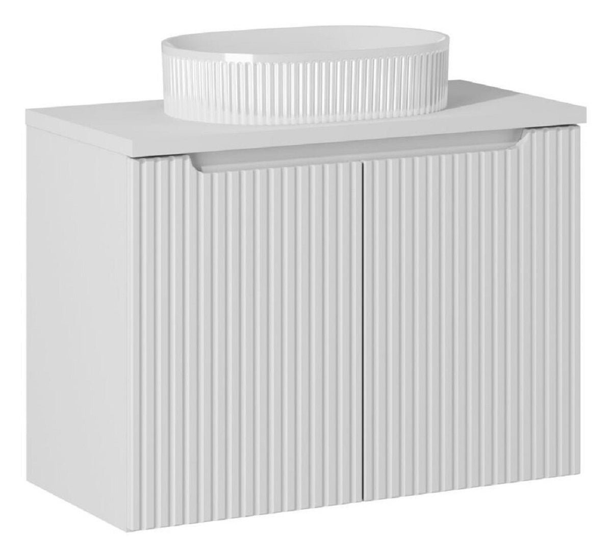 Badmöbel-Set BM115 -  Nova White N  - Weiß / Matt