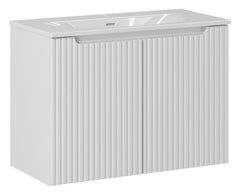 Badmöbel-Set BM114 -  Nova White N  - Weiß / Matt