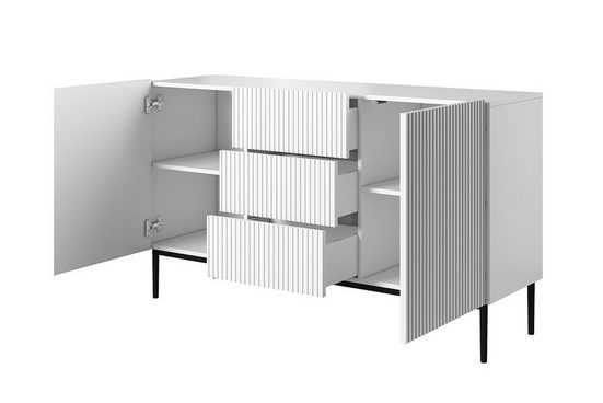 Kommode - NICOLE - Schicke Aufbewahrungslösung mit mehreren Schubladen. - Milaros Markt