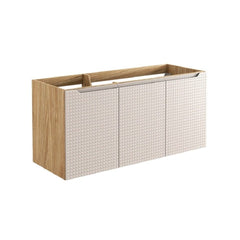 Badmöbel-Set BM155 - Luxor Beige L -Eiche geölt / Beige