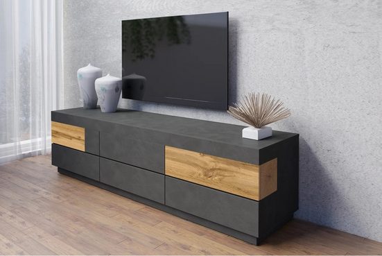 TV-Schrank - Silke - Genießen Sie das moderne Design und die vielfältigen Funktionen. - Milaros Markt