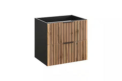 Badmöbel-Set BM170 -  Xilo X  - Wotan Oak / Gray Rock