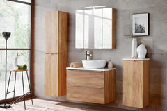 Waschbeckenschrank - Capri Oak - Intelligente Lösungen für stilvolle Badezimmerorganisation. - Milaros Markt