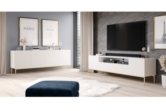 Wohnzimmer-Set - NICOLE - Eine perfekte Harmonie von Schönheit und Funktion. - Milaros Markt