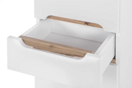 Hochschrank - Badschrank - Bali White - Ordentliche Badezimmerorganisation. - Milaros Markt