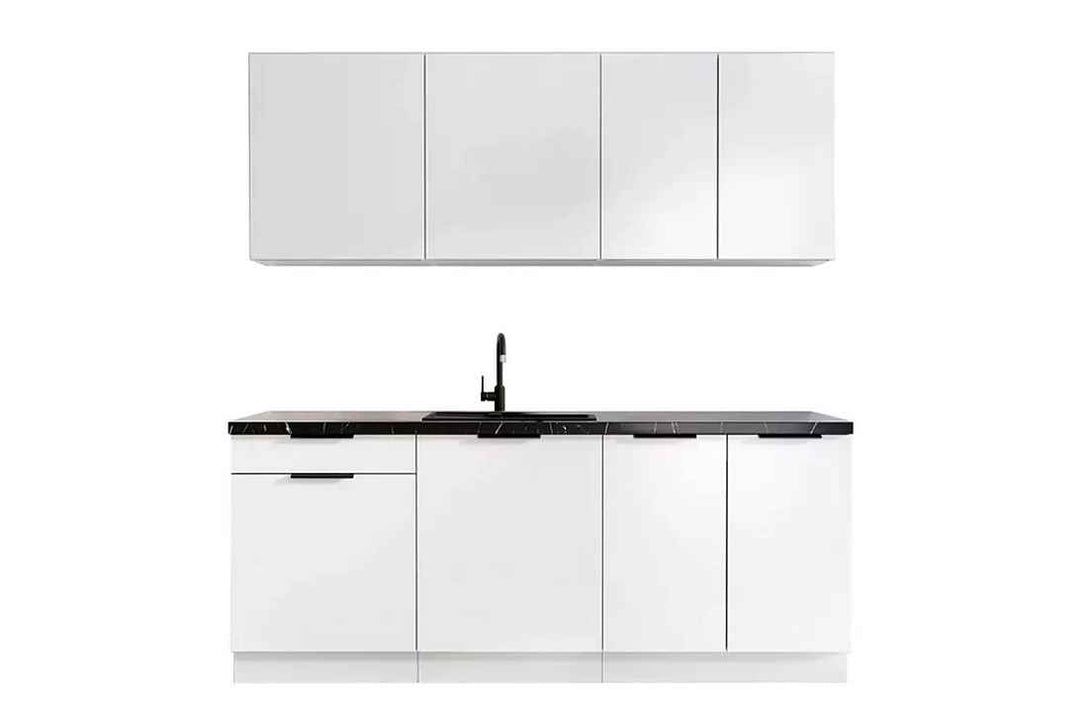 Küchenzeile - Praktische Küchenmöbel für jedes Zuhause, (Komplett Set), Hochwertig - Modern - Exklusiv. - Milaros Markt