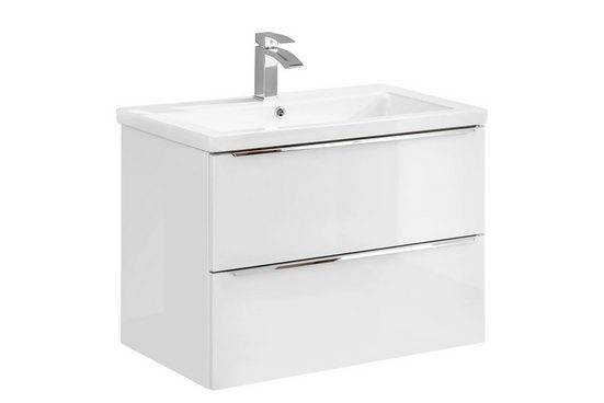 Badmöbel-Set - Capri White - Organisation und Schönheit in jeder Ecke. - Milaros Markt