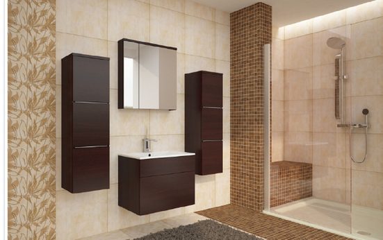 Badmöbel-Set - Roko - Langlebiges und modernes Design mit integrierter Funktionalität. - Milaros Markt