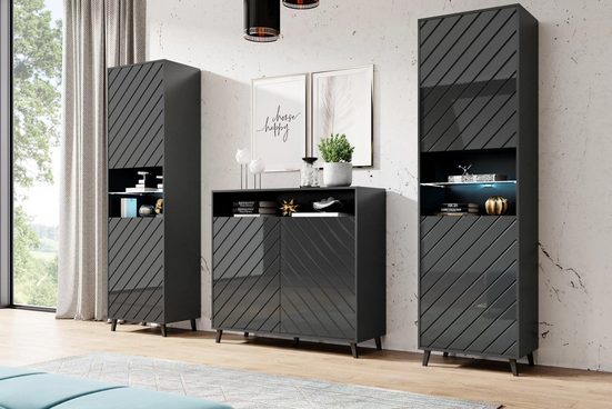 Kommode - Parisja - Einzigartiges Design für zusätzliche Aufbewahrung. - Milaros Markt