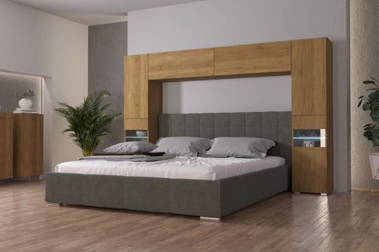 Schlafzimmer-Set - Wertvolle Möbelstücke / Elegante Einrichtung für Ihr Zuhause - Panama 12 - Milaros Markt