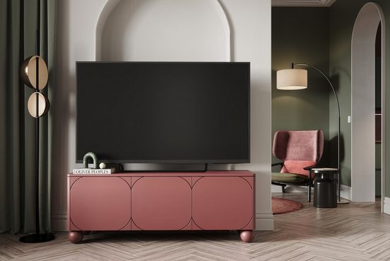 TV-Schrank - SONATIA II - Exquisites Design aus hochwertigen Materialien. - Milaros Markt
