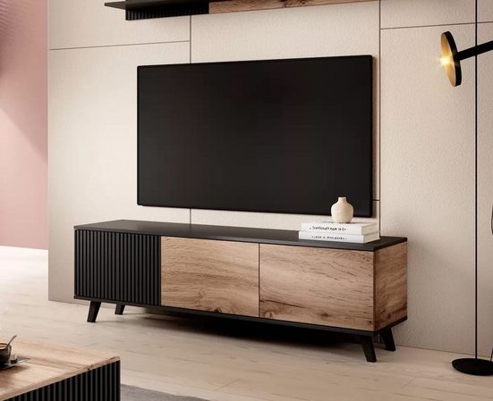 TV-Schrank - RANDOM - Perfekte Aufbewahrungslösung für Fernseher. - Milaros Markt