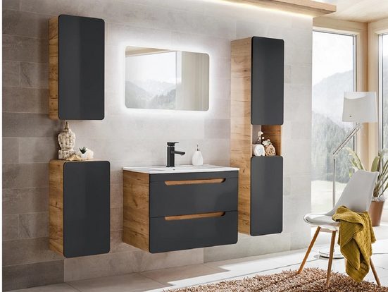 Waschbeckenschrank - Aruba Cosmos - Effektive Badezimmerorganisation. - Milaros Markt