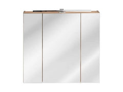 Badezimmer Spiegelschrank - Capri Oak - Elegantes Design mit praktischen Ablagen. - Milaros Markt