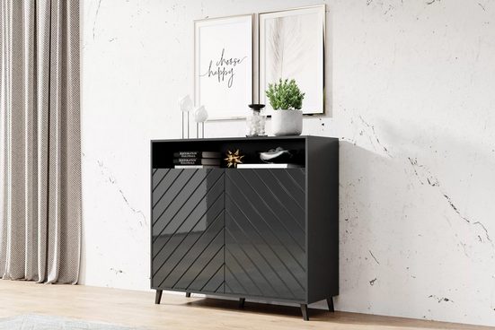 Kommode - Parisja - Einzigartiges Design für zusätzliche Aufbewahrung. - Milaros Markt