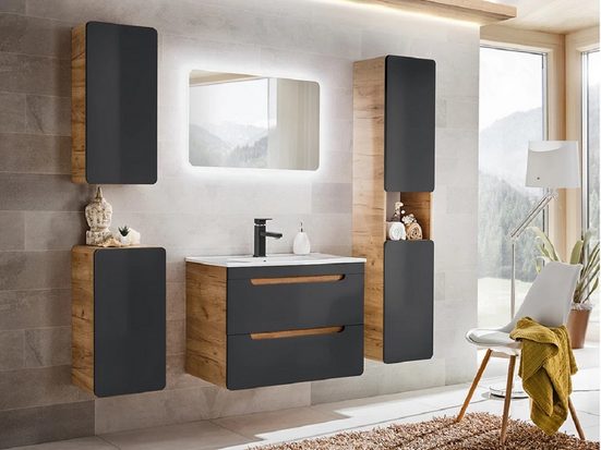 Waschbeckenschrank - Aruba Cosmos - Effektive Badezimmerorganisation. - Milaros Markt
